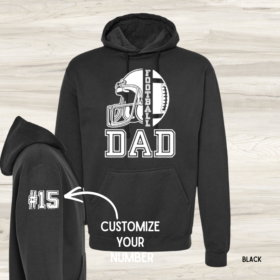 Football Dad *Custom Number*