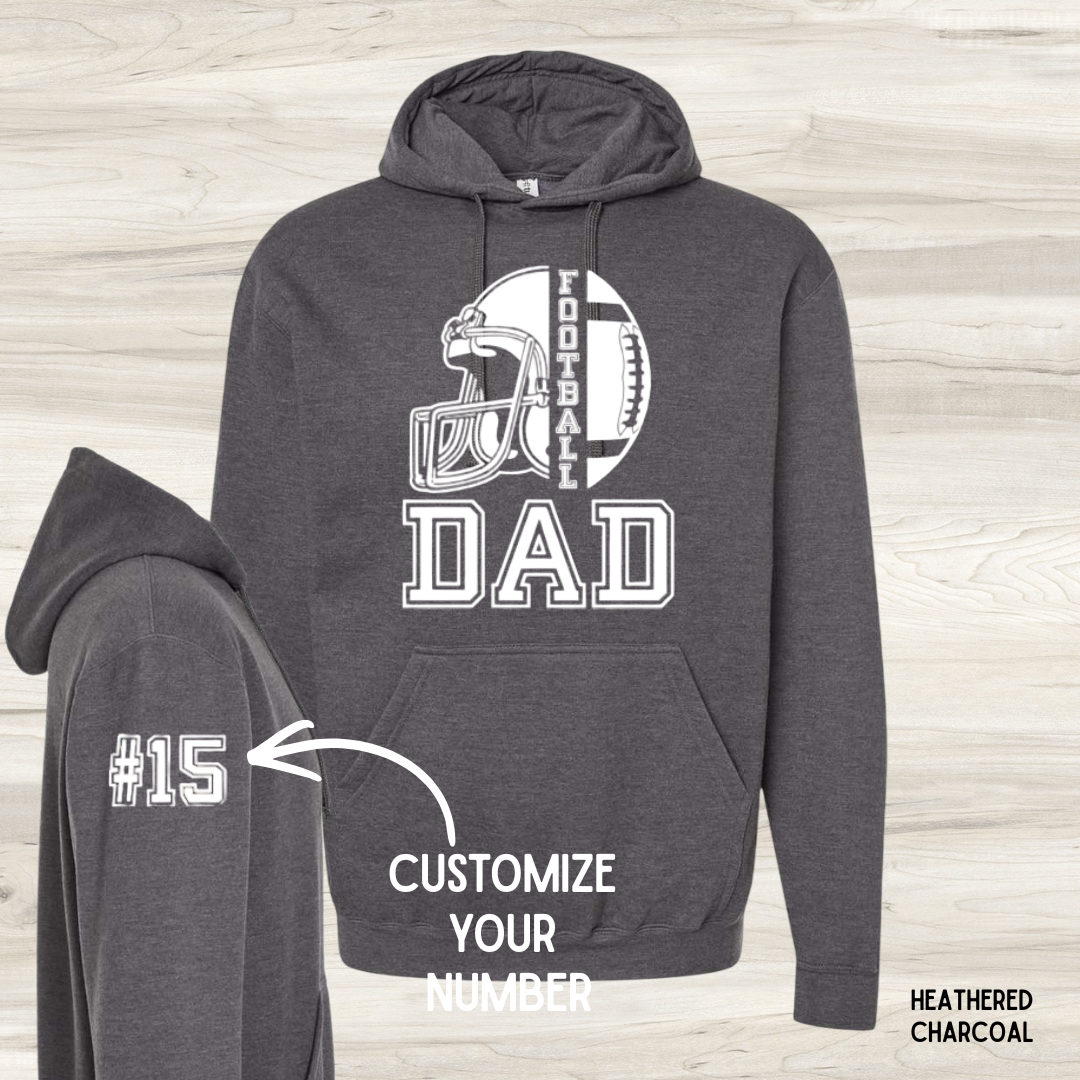 Football Dad *Custom Number*
