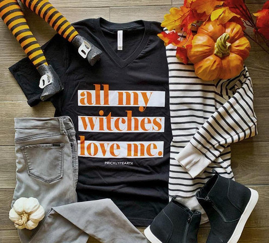All My Witches Love Me Graphic Tee - Last One - Size Medium