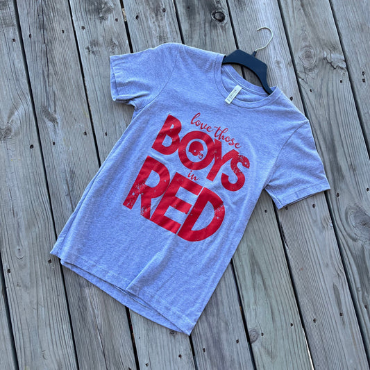 "Love those Boys in Red" Graphic Tee