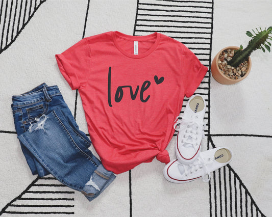 Love Heart Shirt - Red