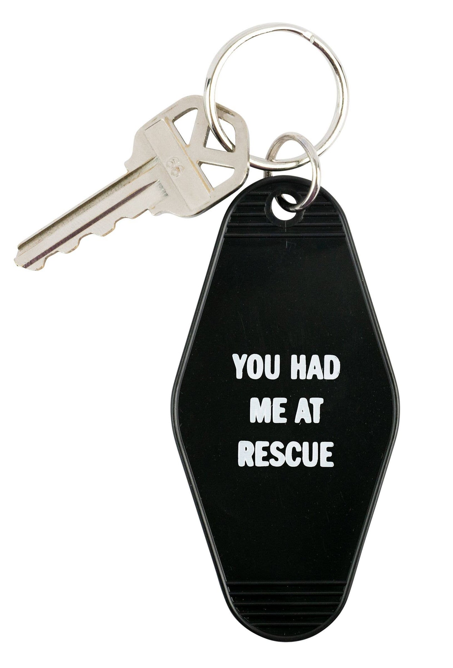 You Had Me At Rescue Keychain